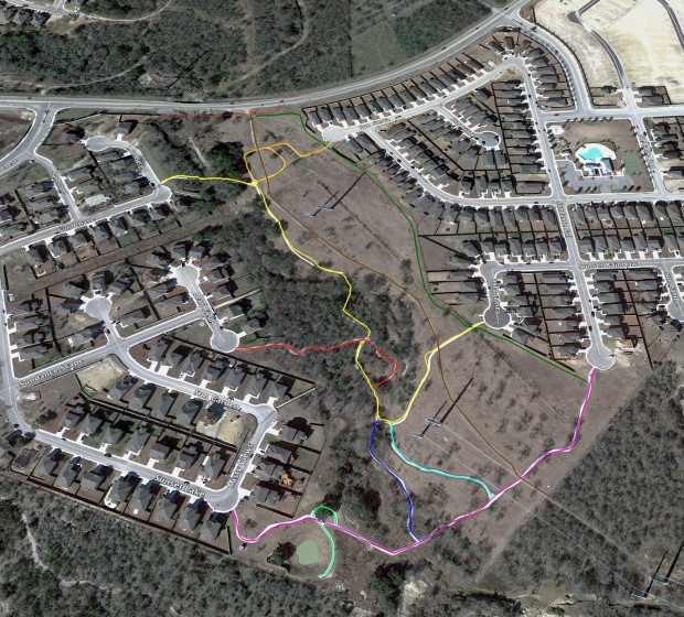 Sundance HOA Trails System Map